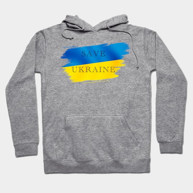 Stand with Ukraine Hoodie by Happy Art Designs